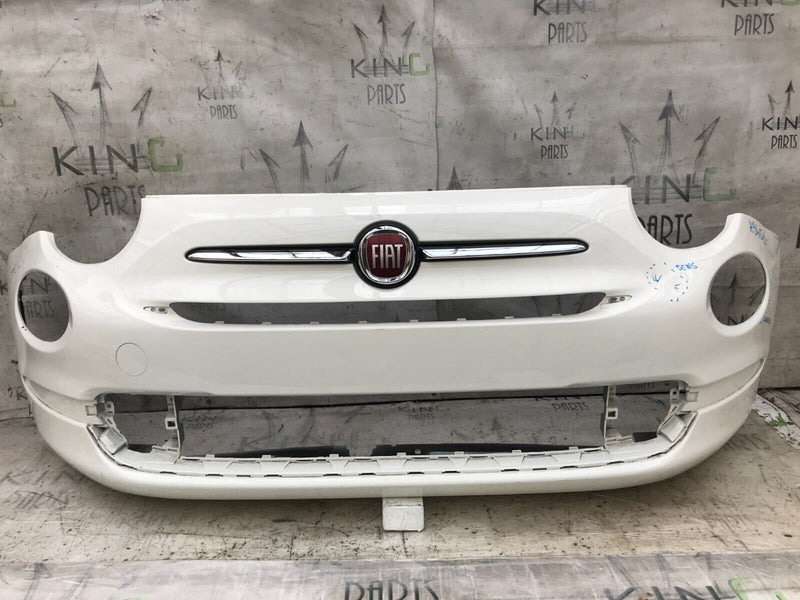 FIAT 500 LOUNGE FACELIFT 2015-23 FRONT BUMPER & TOP BADGE LOGO 735619491