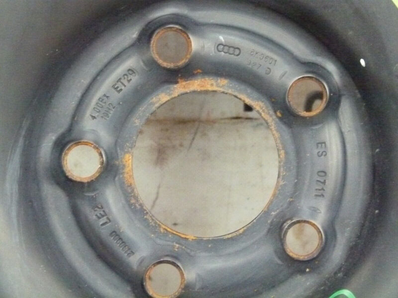 AUDI A4 B8 WHEEL STEEL RIM & TIRE 8JX19H2 ET29 8K0601027D GENUINE