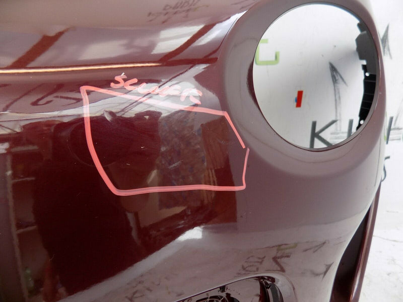 FIAT 500 S SPORT 2016-ON FACELIFT FRONT BUMPER MAROON 735619571