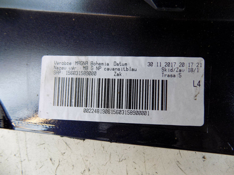 NEW MODEL ! MERCEDES G CLASS (W463) - 2018 D.BLUE FRONT BUMPER GENUINE OEM