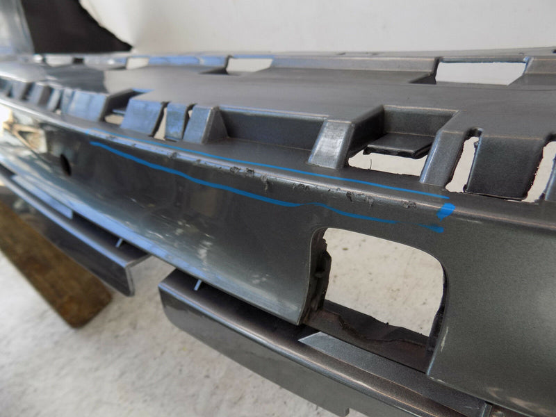 VOLVO XC60 R-DESIGN 2008-2013 SILVER REAR BUMPER GENUINE PDC HOLES