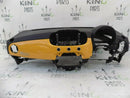 FIAT 500 2015-ON DASHBOARD BLACK-YELLOW GENUINE 735625085 KING PARTS
