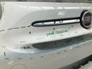FIAT 500 POP FACELIFT 2015-ON FRONT BUMPER & BADGE LOGO in WHITE 735619476 H9165