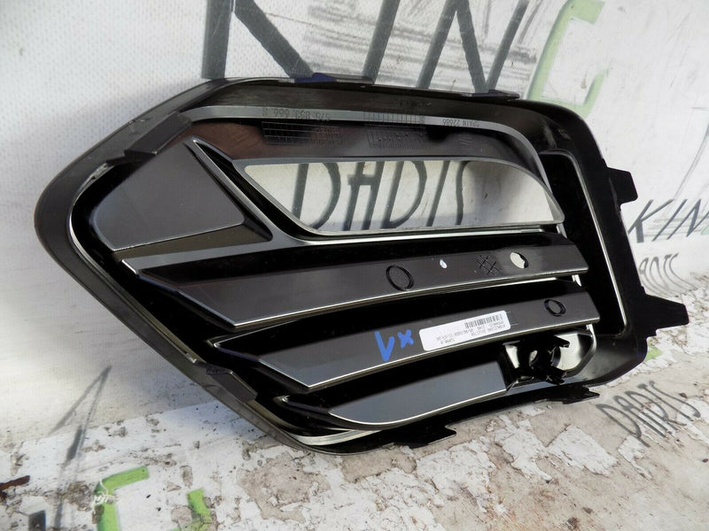 SEAT ATECA 2020-UP RHD FCL FRONT BUMPER RIGHT SIDE GRILLE GLOSS BLACK PDC HOLES