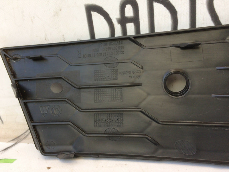 SKODA OCTAVIA vRS MK3 5E 14-16 FRONT BUMPER GRILL GRILLE RIGHT SIDE 5E0807682C