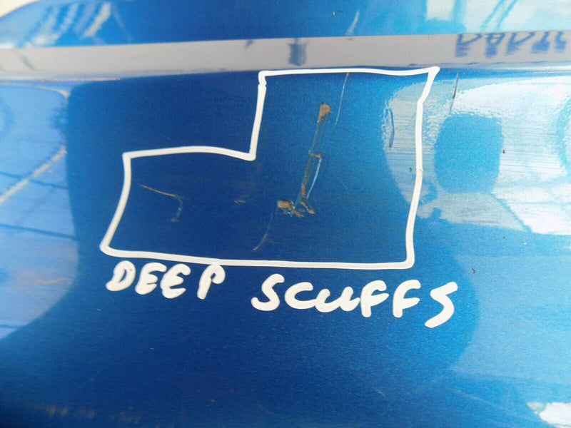 PEUGEOT 107 CITROEN C1 2005-2013 REAR BUMPER IN BLUE 52159-0H050