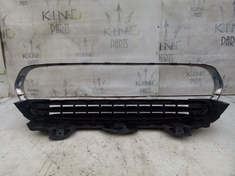 MINI COOPER F55 2014–18 FRONT BUMPER GRILLE CHROME TRIM GENUINE 7300589