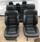 MERCEDES W212 SALOON 09-16  BLACK LEATHER COMPLETE SEATS SET FRONT AND REAR SEAT