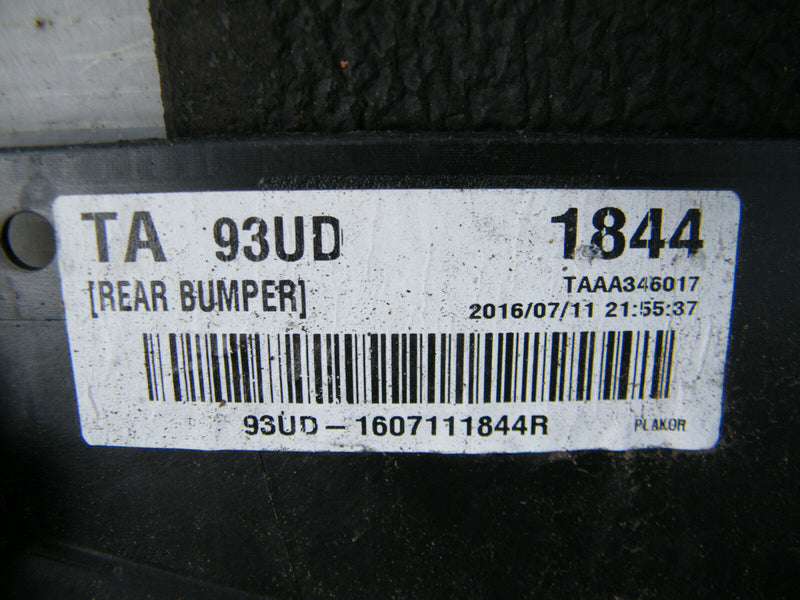 KIA PICANTO MK2 (TA) FACELIFT 5DR 2015 2016 LOWER REAR BUMPER 86612-1Y700