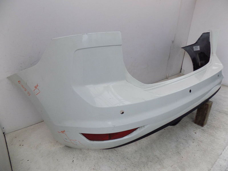 VW TOURAN II MK2 5T 2015-2018 WHITE REAR BUMPER GENUINE PDC 5TA807421AB