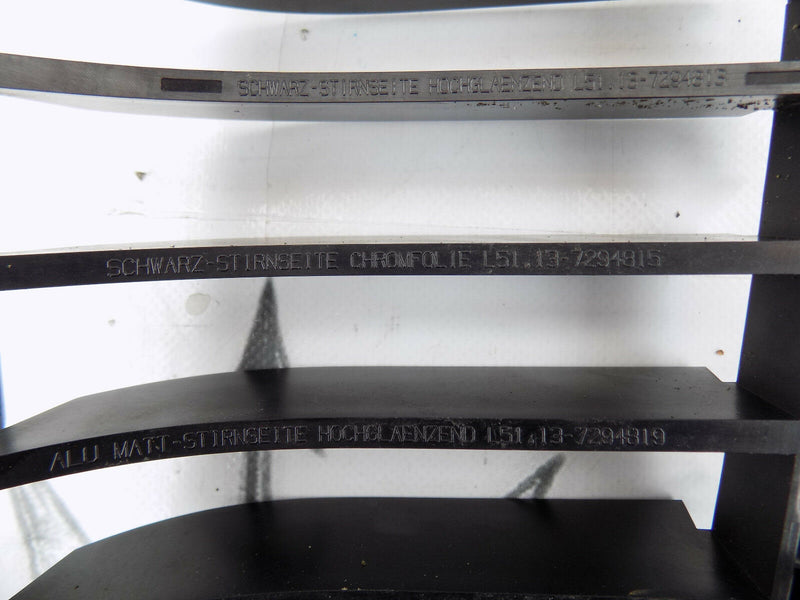 BMW 4 F32 2016 FRONT RADIATOR UPPER LEFT KIDNEY GRILL 11 RIBS 7294815