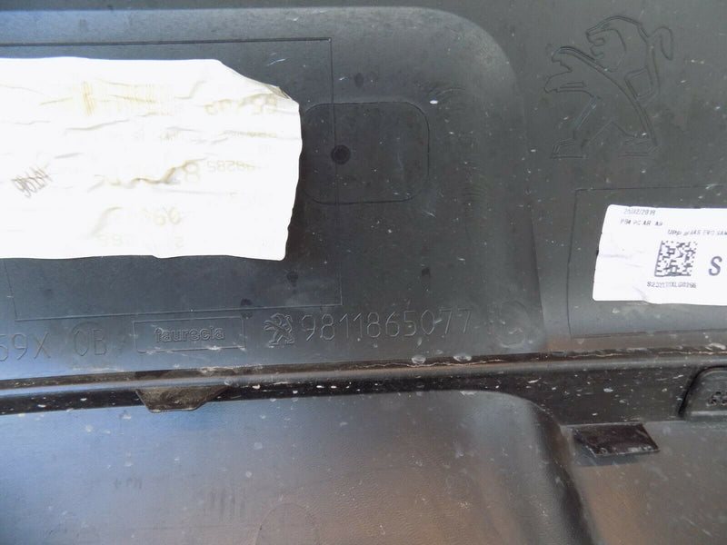 PEUGEOT 3008 II GT LINE 2017 BLACK REAR BUMPER GENUINE 6x PDC 9811865077