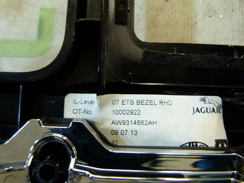 JAGUAR XJ X351 2010-19 CENTRE CONSOLE GEAR SELECTOR TRIM SURROUND AW93-14862-AH