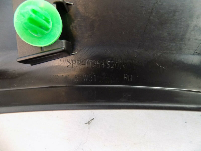MAZDA CX-5 KF 2017-ON REAR RIGHT WHEEL ARCH TRIM COVER WING KB7W-51W51