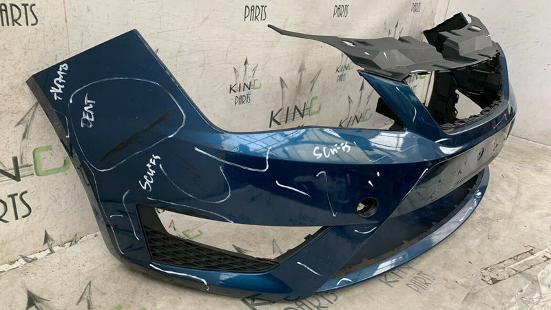 SEAT IBIZA 2008-2012 FRONT BUMPER GENUINE BLUE  6J0807231