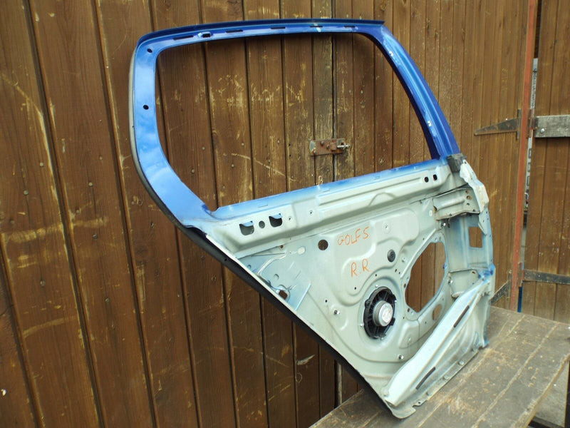 VW Golf V MK5 5 DOOR 2004-2009 Rear Door Right Driver Side O/S Blue