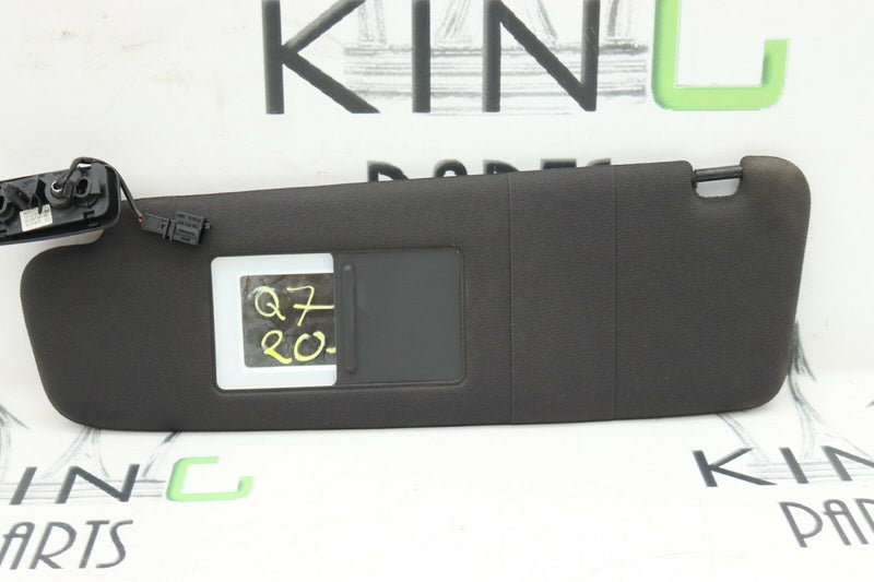 AUDI Q7 (4L) 2011-2015 RHD SUN VISOR SHADE LEFT PASSENGER SIDE BLACK 4L0857551AG