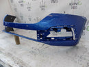 SKODA OCTAVIA IV MK4 5E 2020 UP--FRONT BUMPER IN BLUE PDC HOLES 5E3807221