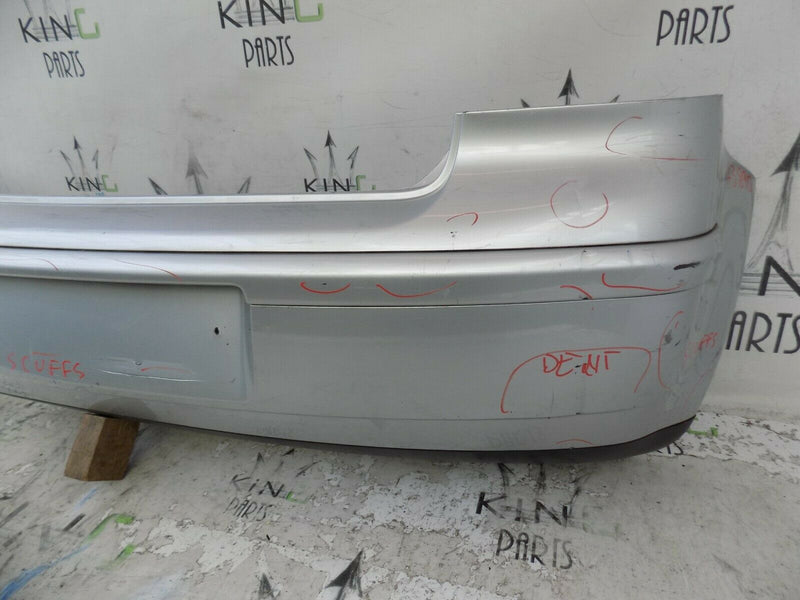 VW POLO 6Q 2001-2004 SILVER REAR BUMPER GENUINE 6Q6807421 / 6Q6807521