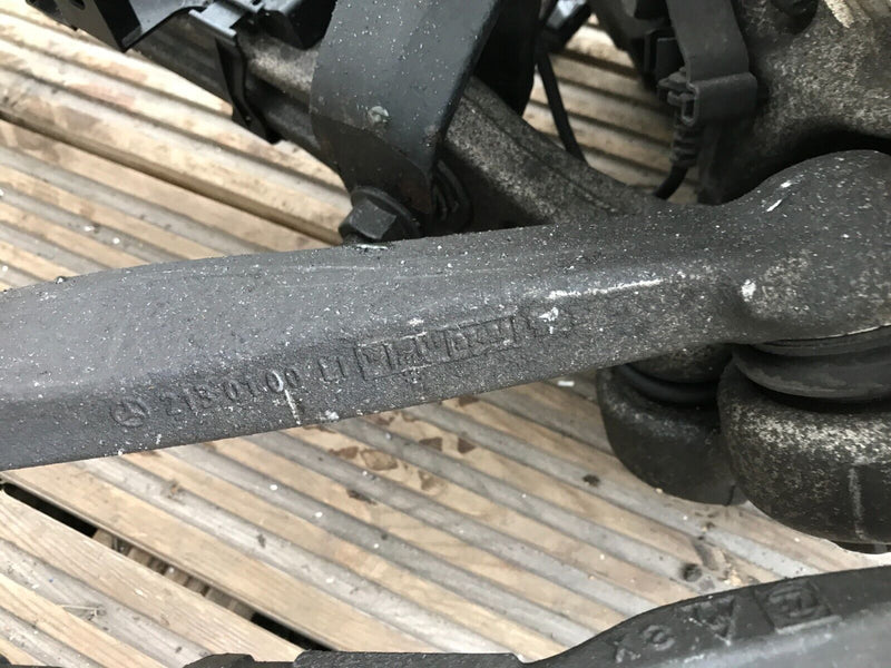 MERCEDES GLC X253 4MATIC COMPLETE FRONT LEFT LEG 3x WISHBONE ARMS HUB CALIPER