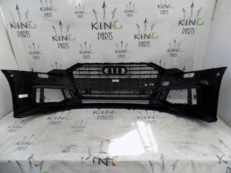 AUDI A6 S-LINE 4K0 C8 2019-ON NAVY BLUE FRONT BUMPER GENUINE 4K0853651