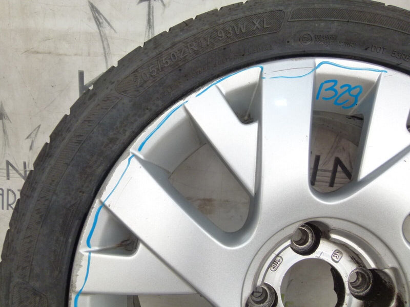 CITROEN C4 COUPE 17" WHEEL ALLOY RIM & TIRE 6.5JX17CH4-26 GENUINE