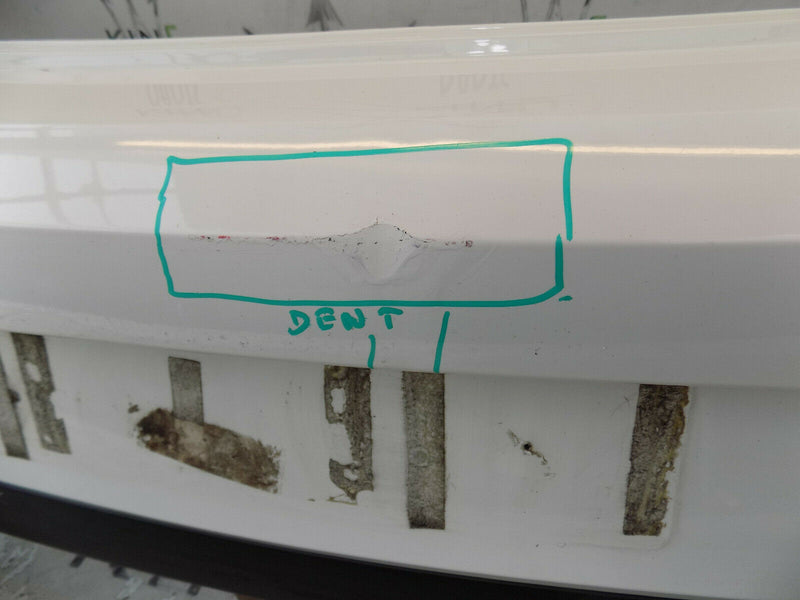SEAT IBIZA IV MK4 2008-2012 WHITE REAR BUMPER GENUINE 6J4807421 14884SG4