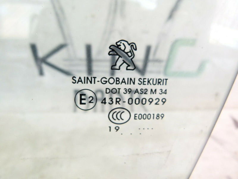 PEUGEOT 308 MK2 2013-21 GENUINE WINDOW GLASS FRONT DOOR LEFT SIDE DOT39 AS2 M34