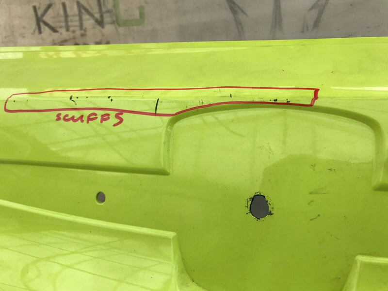FIAT 500 ABARTH 595 2016-UP LCI FRONT BUMPER GREEN+GRILL OEM 735633044
