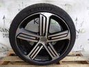 VW GOLF R MK7 18" ALLOY WHEEL AND TYRE 225/40/18 5G0601025BK 7.5J ET49
