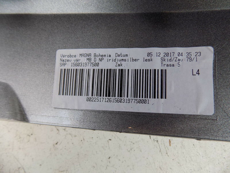 NEW MODEL ! MERCEDES G CLASS (W463) - 2018 SILVER FRONT BUMPER GENUINE OEM