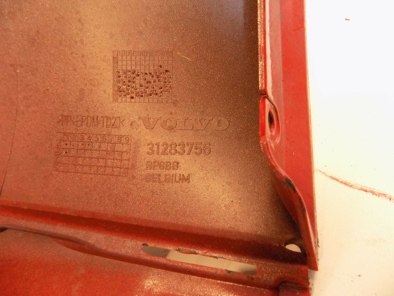 VOLVO V40 MK2 MY13 2013 2014 2015 2016 2017 5DR RED REAR BUMPER GENUINE (A7331)