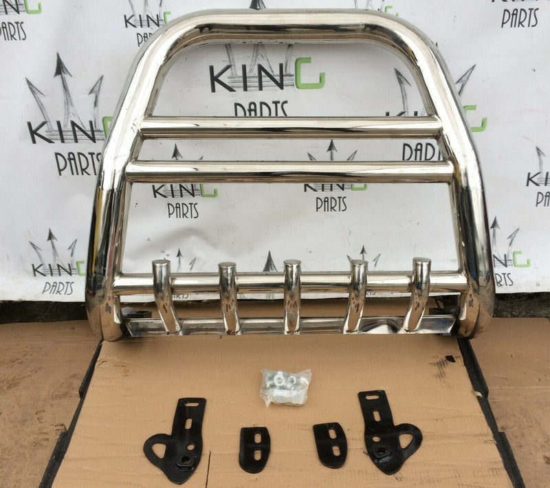 4x4 JEEP GRAND CHEEROKE ZJ WJ WK WK2 BULL BAR STAINLESS FRONT BUMPER NUDGE BAR