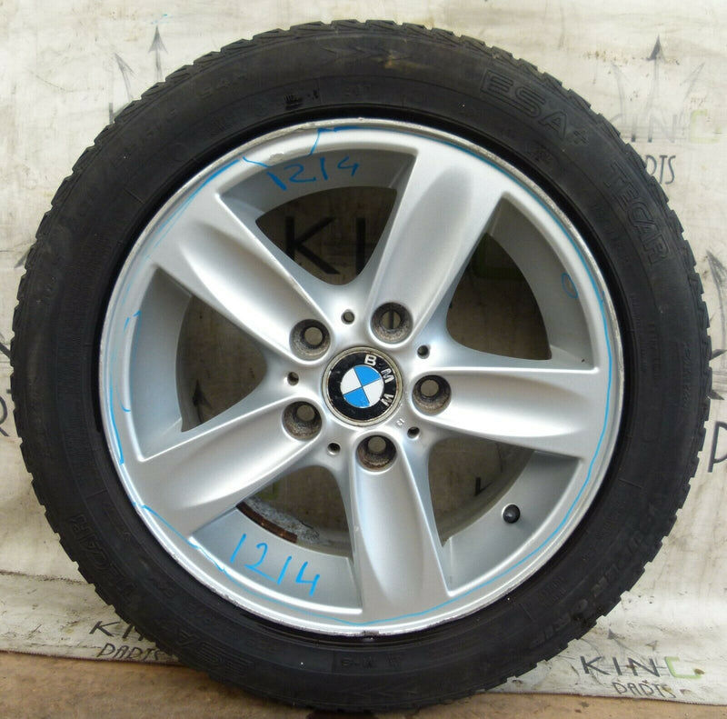 BMW E82 E87 E88 GENUINE 16" ALLOY WHEEL 7Jx16H IS44 6769401 TYRE 205/55 R16 1214