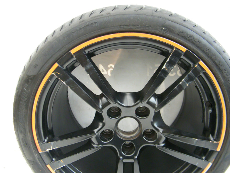 PORSCHE 911 997 CARRERA S C4S RIM ALLOY WHEEL BLACK 19" R19 11Jx19H2 ET57