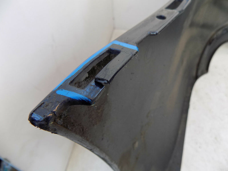 JAGUAR XF 2008 2009 2010 2011 2012 D.BLUE REAR BUMPER GENUINE PDC HOLES
