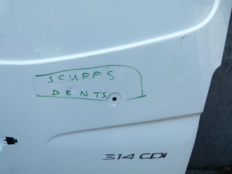 MERCEDES SPRINTER VW CRAFTER 906 2006-17 RIGHT DRIVER SIDE REAR DOOR PANEL C1568