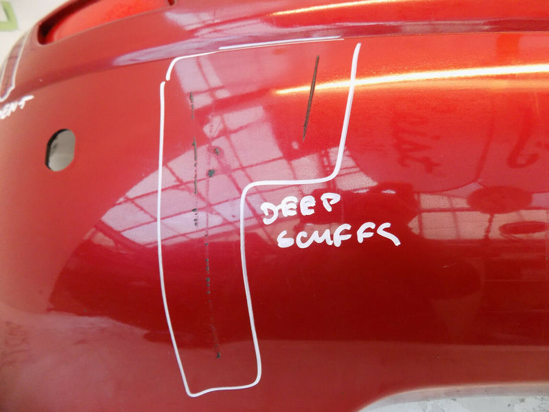 NISSAN NOTE 2006 - 2013 RED REAR BUMPER GENUINE 85022-9U040
