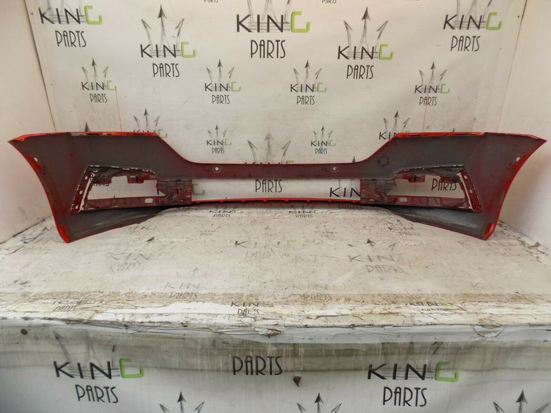 SKODA OCTAVIA IV MK4 5E 2020 UP--FRONT BUMPER IN RED PDC HOLES 5E3807221