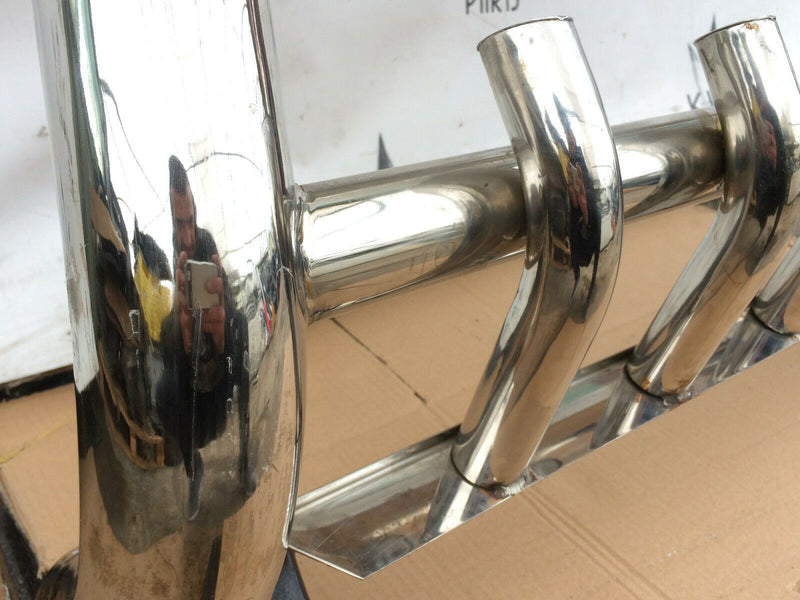 4x4 JEEP GRAND CHEEROKE ZJ WJ WK WK2 BULL BAR STAINLESS FRONT BUMPER NUDGE BAR