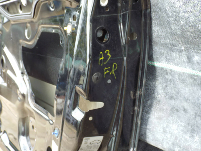 Audi A3 Sportback 8P 08-13 Front Door Panel Right Driver Side Black O/S