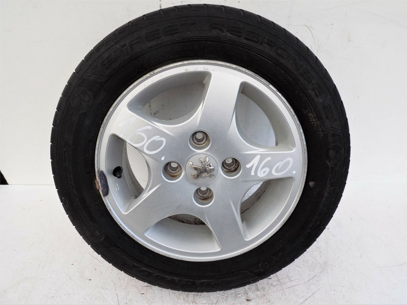 PEUGEOT 207 GENUINE 14' ALLOY WHEEL 5,5Jx14 ET-34 TYRE R14 (160) KING PARTS