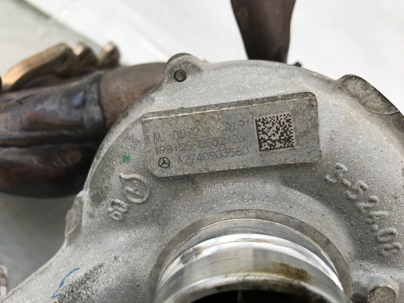 MERCEDES GLC X253 W205 250 2.0 PETROL TURBO TURBOCHARGER & ACTUATOR A2740903580