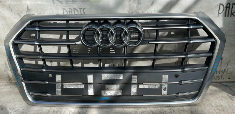AUDI Q5 MK2 S-LINE 2017-2020 FRONT BUMPER MAIN GRILLE GENUINE 80A853651