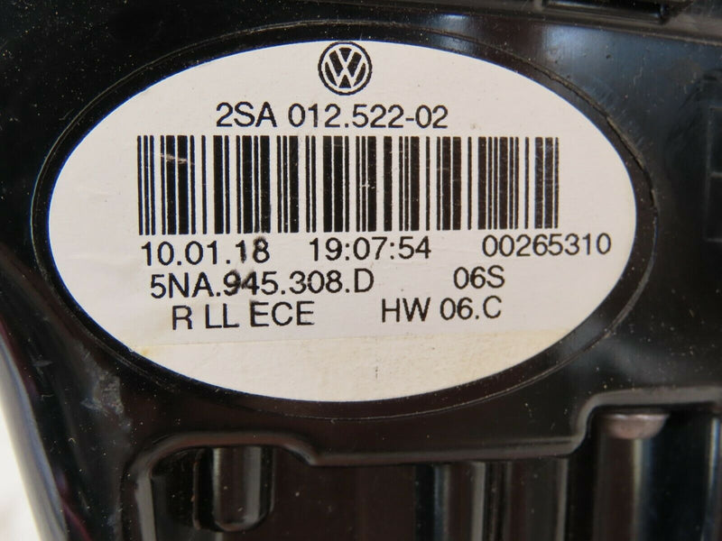 VW TIGUAN 2016-ON REAR TAILGATE RIGHT SIDE LIGHT LED LAMP 5NA945308D