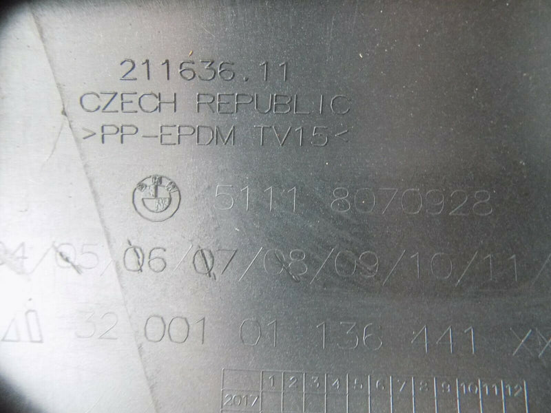 BMW 1 SERIES F40 M SPORT 2019-ON FRONT BUMPER GREY/ BLUE GENUINE 8070928