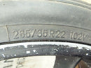 FORTE 4x ALLOY WHEEL RIMS 22" 9.5JX22H2 ET10  +15  +35  3x TYRES 265/35 R22