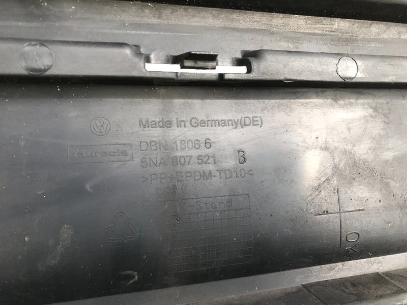 VOLKSWAGEN TIGUAN 2016-2019 REAR BUMPER LOWER SECTION GENUINE 5NA807521