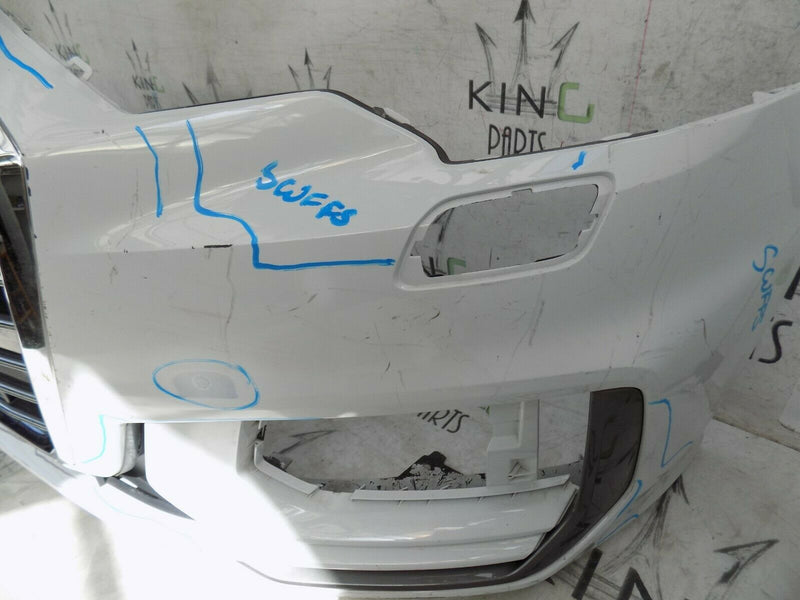 AUDI A6 S-LINE 4K0 C8 2019-ON WHITE FRONT BUMPER GENUINE 4K0853651C