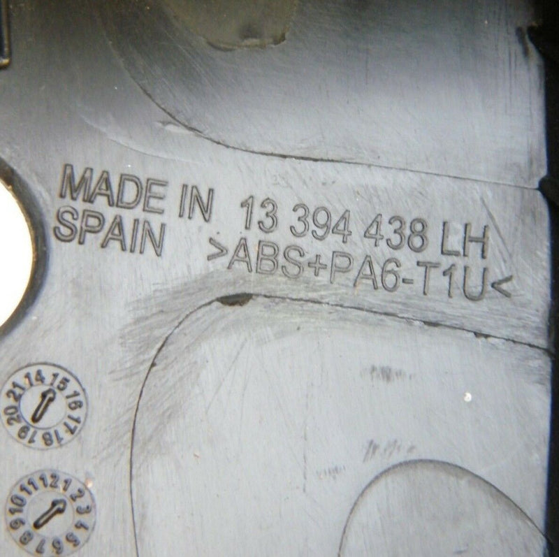 VAUXHALL CORSA E 2014-ON 5DR RHD LEFT SIDE PANEL TRIM COVER 13394438